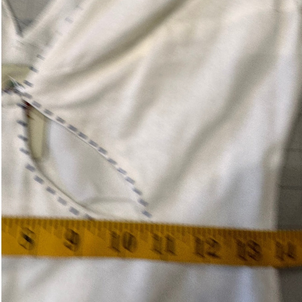 FARM Rio Sea of Fish Ankle Dress NWOT SZ Small Off-White Blue Embroidered Cutout - Picture 7 of 14